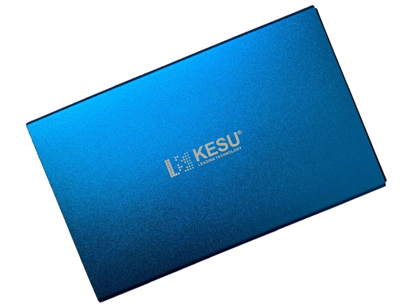 KESU K107 HDD USB 3.0 Blue przód bok