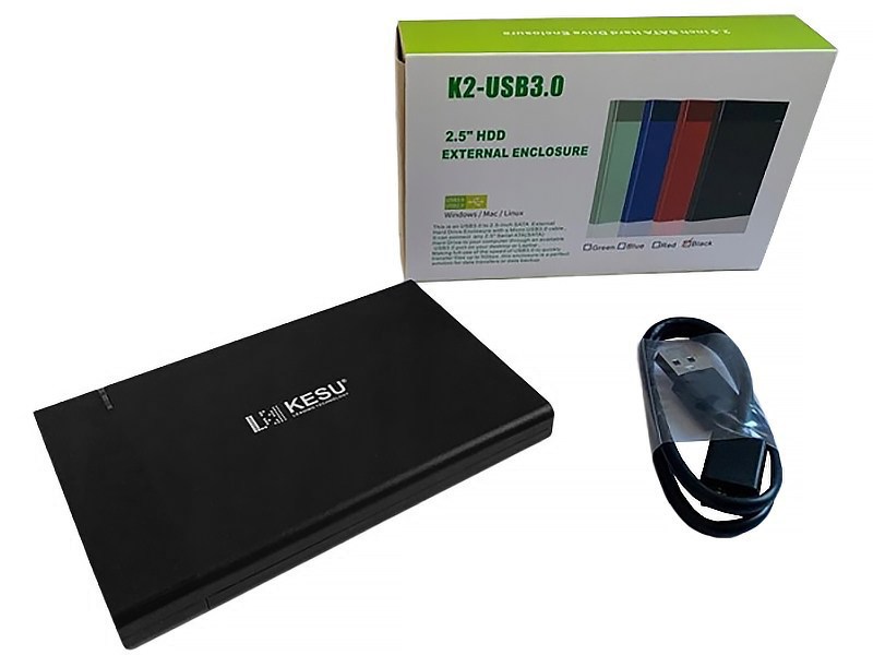 KESU K2 HDD USB 3.0 Black