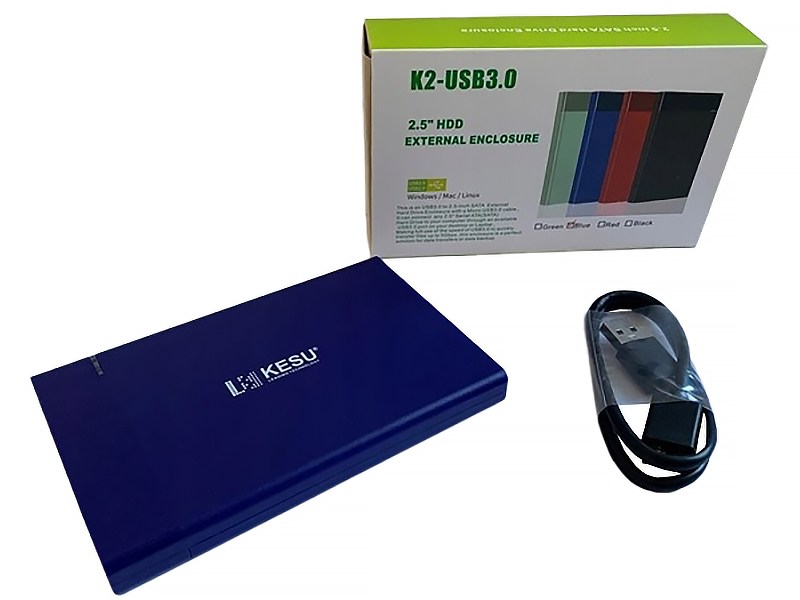 KESU K2 HDD USB 3.0 Blue