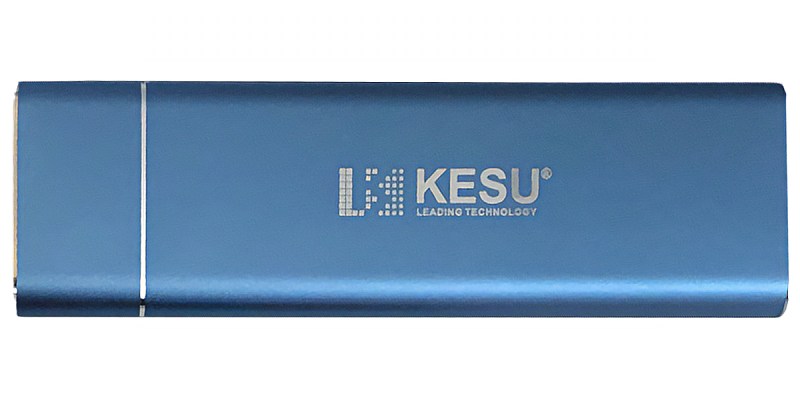 KESU K206 SSD M.2 USB-C Blue front