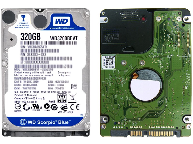 WD WD3200BEVT 320 GB