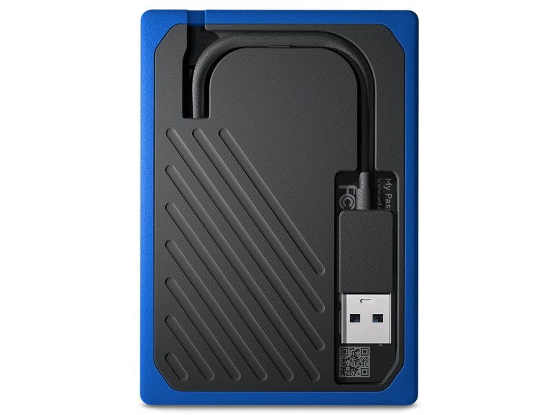 Dysk przenośny SSD WD My Passport Go 1TB Blue kabel USB