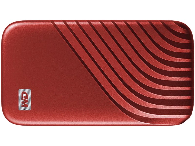 Dysk przenośny SSD WD My Passport 1TB Red góra