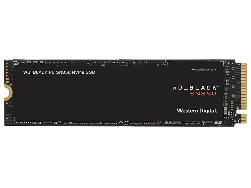 WD Black SN850 1TB M.2 PCIe NVMe przód