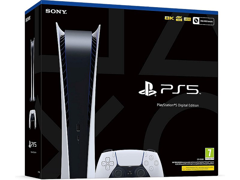 Konsola SONY PlayStation 5 Digital opakowanie