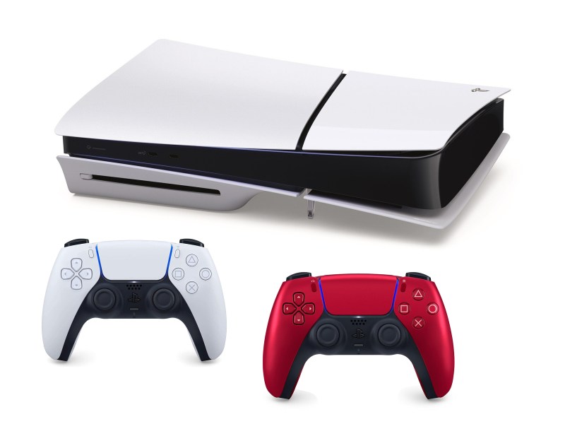 Konsola SONY PlayStation 5 Slim Blu-Ray konsola w poziomie 2x kontroler