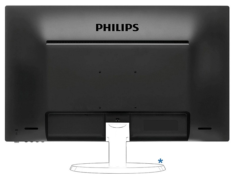 Philips 223V5LSB2 stand alone tył