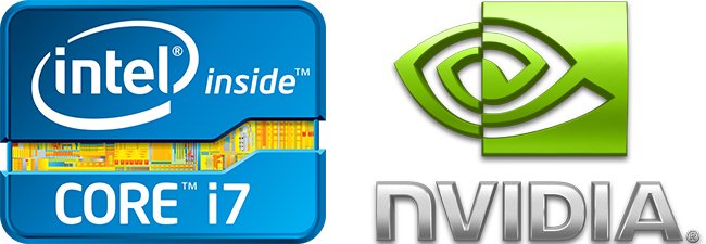 Intel Core i7 + Nvidia GeForce