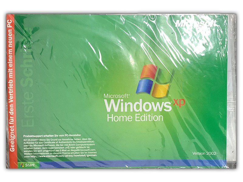 MS Windows XP Home Edition płyta intalacyjna front