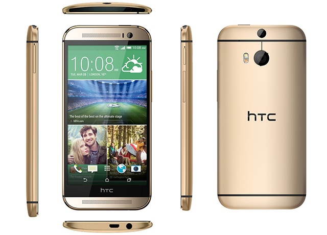 HTC One M8 Amber Gold