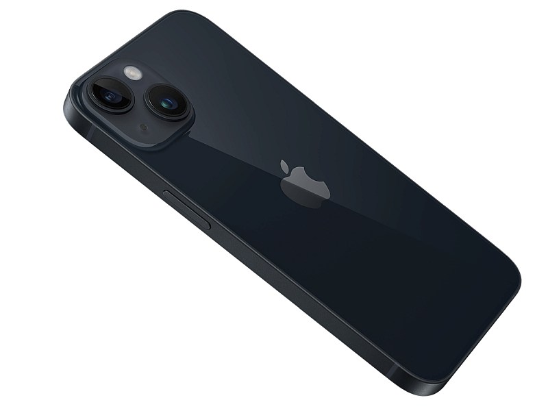 Apple iPhone 14 Midnight tył profil