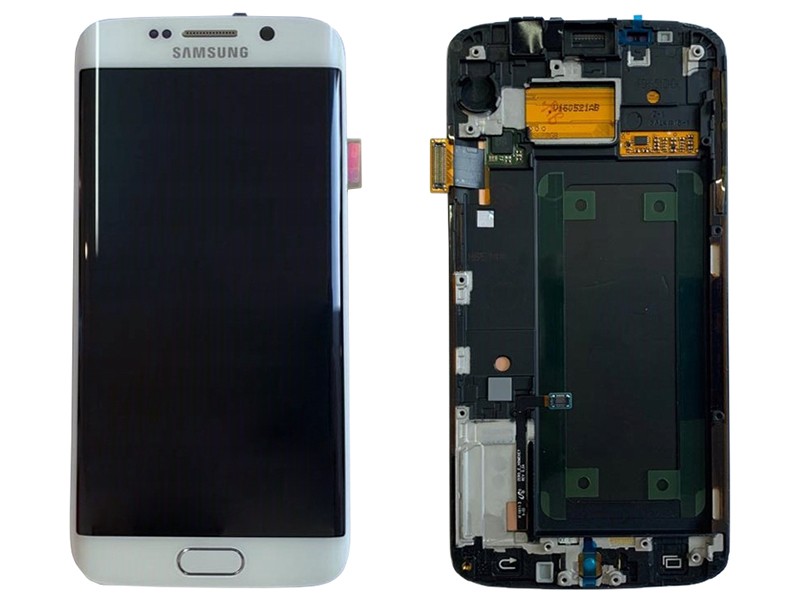 Ekran i dotyk Samsung Galaxy S6 Edge oryginał biały