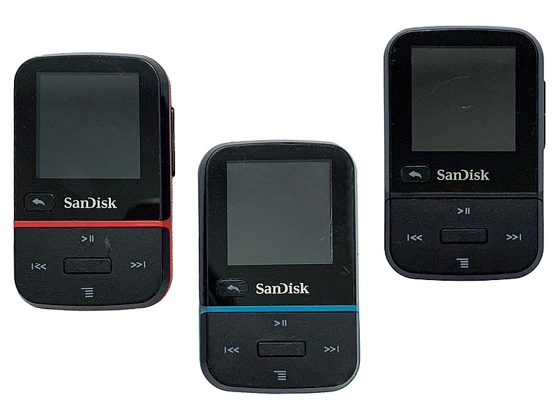 Odtwarzacz mp3 SanDisk Clip Sport Go 16GB 3 kolory przykład